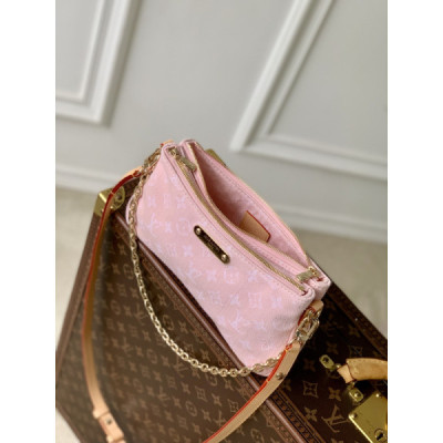 Louis Vuitton Liv Pochette Monogram Denim Bag -M14159-13.5 x 6.5 x 24.5CM