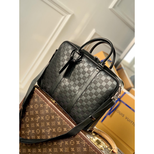 Louis Vuitton N45288 Damier Infini Onyx Sirius -35*27*7M