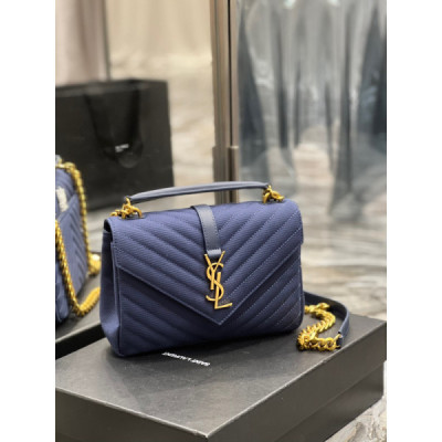 YS L Monogram College Bag-24*17*7CM