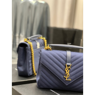 YS L Monogram College Bag-24*17*7CM