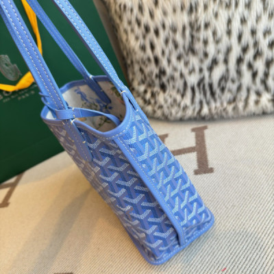 Goyard Fuchsia Pink Reversible St. Louis Tote Bag-20.5X9X20CM