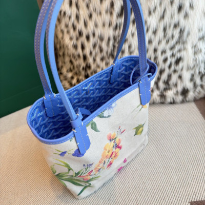 Goyard Fuchsia Pink Reversible St. Louis Tote Bag-20.5X9X20CM