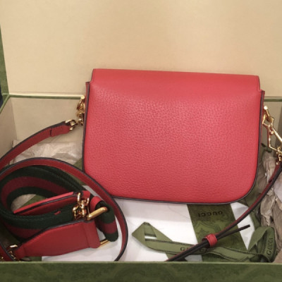 Adidasx Gucci 1955 Horsebit Shoulder Bag-20.6*14.4*5.1CM