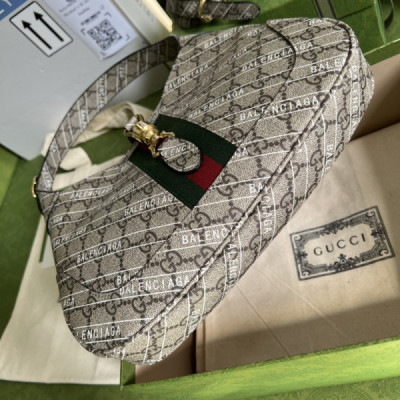 Gucci&Balenciaga Jackie 1961 Hobo Bag-28*19*4.5CM