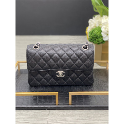 Ch@nel Flap Bag-Caviar-23CM