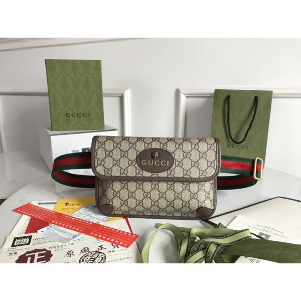 GUCCI Neo Vintage GG Supreme Belt Bag-24*16.5*4CM