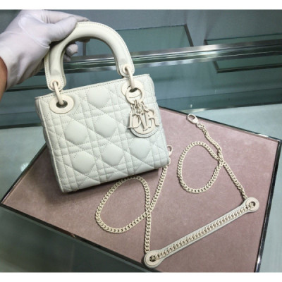 Lady Diro With Lambskin-17*15*8CM