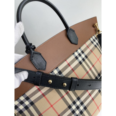 Burberry Society Vintage Tote-28*36*29CM