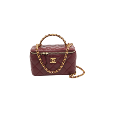 CH@NEL MASTER CRYSTALS TOP HANDLE VANITY (17*9.5*8cm)