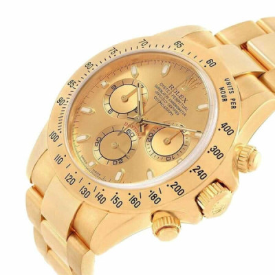 Rolex Daytona Cosmograph Yellow Gold Dial 116528 Oyster Replica