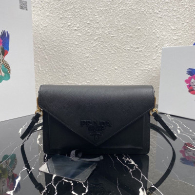 Prada 1BP020 Saffiano Chain Bag-20*12*4CM