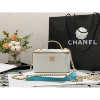 Ch@nel Cosmetic Bag-Caviar-18CM