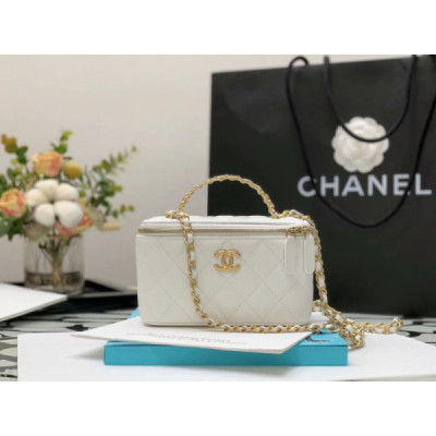 Ch@nel Cosmetic Bag-Caviar-18CM