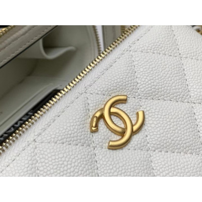 Ch@nel Cosmetic Bag-Caviar-18CM