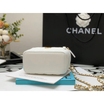 Ch@nel Cosmetic Bag-Caviar-18CM