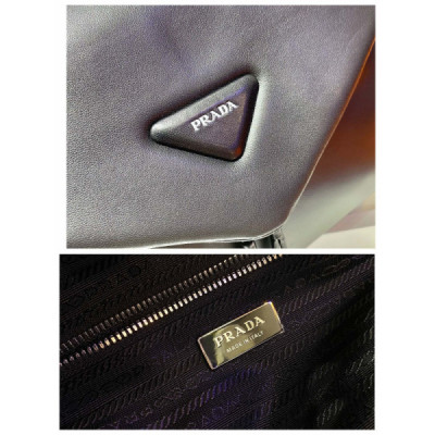 Prada Lambskin Shoulder Bag-1BC165-32*21*12CM