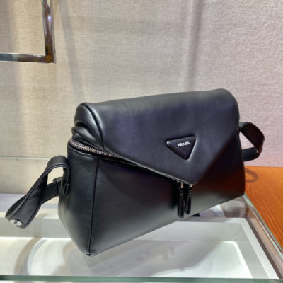 Prada Lambskin Shoulder Bag-1BC165-32*21*12CM