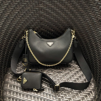 Prada Hobo Bag-BH204 -23*17*6.5CM