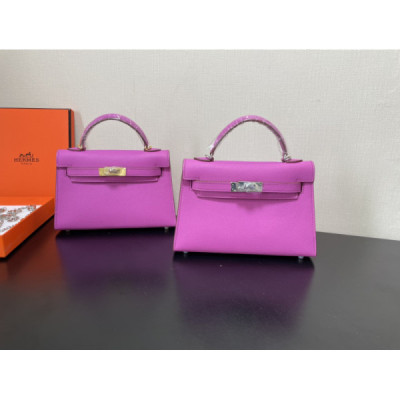 Hermes Kelly-Gold&Silver Hardware-19CM