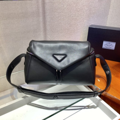 Prada Lambskin Shoulder Bag-1BC165-32*21*12CM