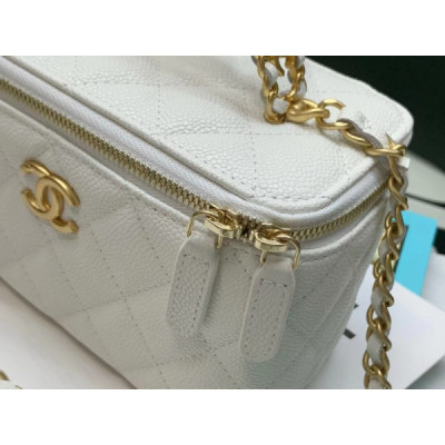 Ch@nel Cosmetic Bag-Caviar-18CM