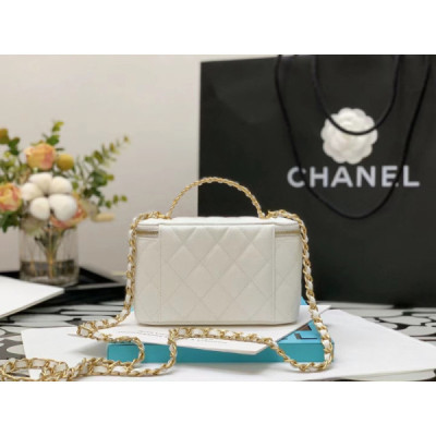 Ch@nel Cosmetic Bag-Caviar-18CM