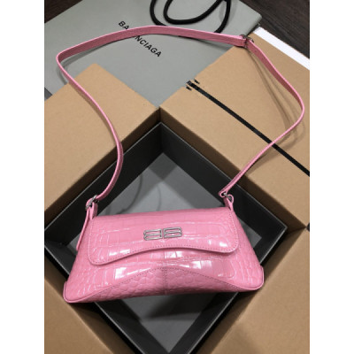 Balenciag XX Flap Bag Crocodile Embossed-27*4.8*15.5CM