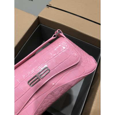 Balenciag XX Flap Bag Crocodile Embossed-27*4.8*15.5CM