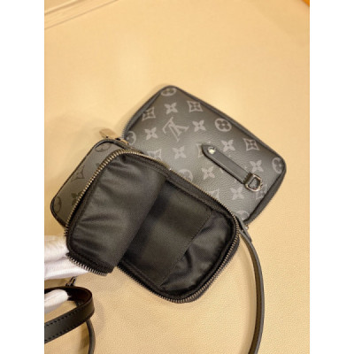 Louis Vuitton Double Phone Pouch- M69534-25*14* 6CM