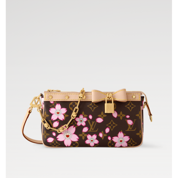 LOUIS VUITTON MURAKAMI LV × TM POCHETTE ACCESSORY M13666 (22*13*4cm)