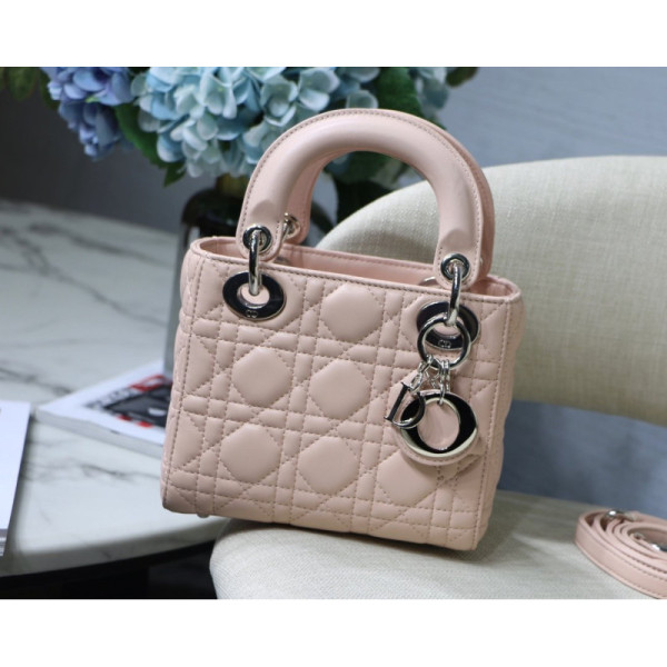 Lady Diro With Lambskin-17*15*8CM