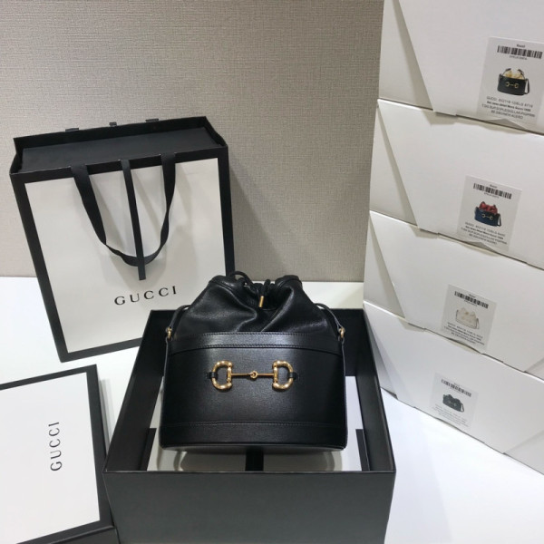 Gucci 1955 Horsebit Bucket Bag-22*25*12CM