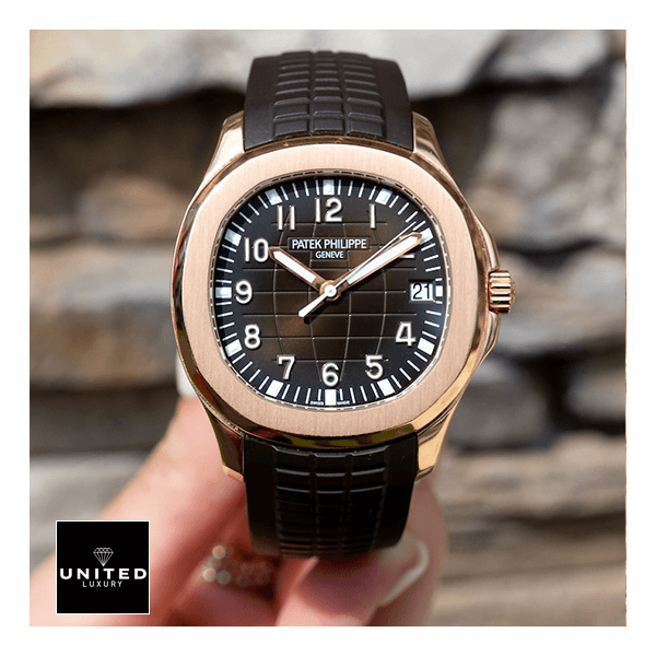 Patek Philippe Gold Brown Strap Replica