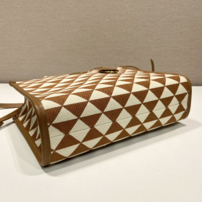 Prada Small Tote In Saffiano Leather 1BA354-28*22*9CM