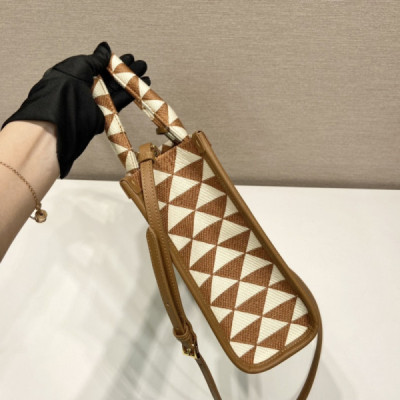 Prada Small Tote In Saffiano Leather 1BA354-28*22*9CM