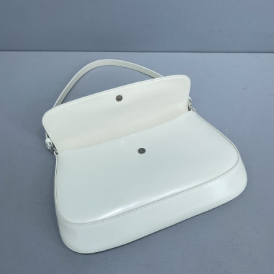 Prada Cleo Handbags-Patent Leather-30X18.5X4CM