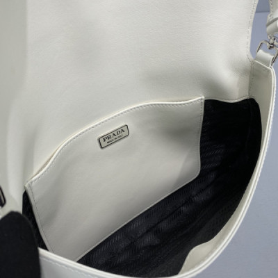 Prada Cleo Handbags-Patent Leather-30X18.5X4CM