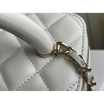 Ch@nel Cosmetic Bag-Lambskin-18CM