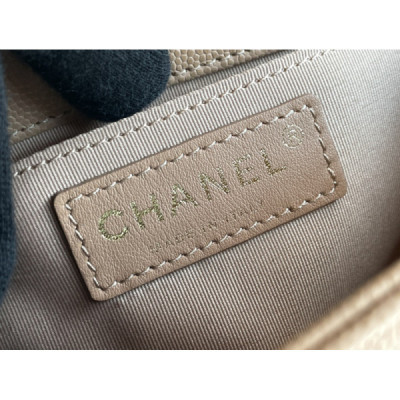 Ch@nel Boy Bag-Gravy-20CM