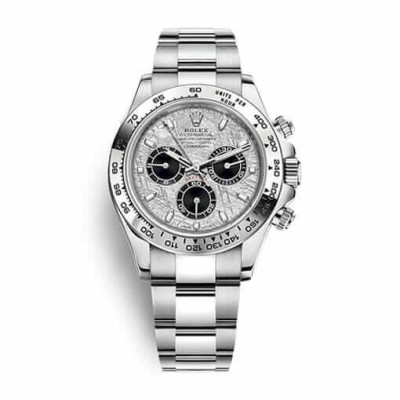 Rolex Cosmograph Daytona White Gold Meteorite 116519LN Replica