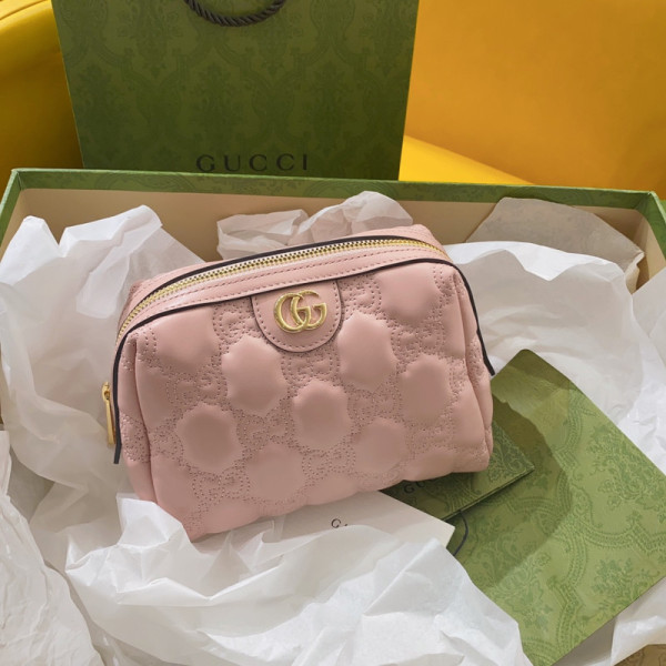Gucci GG Matelassé Cosmetic Bag-16*12.5*9CM