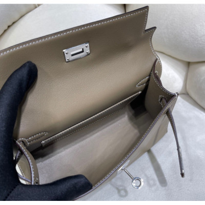 Hermes Mini Kelly Pochette-Epsom Leather-22CM