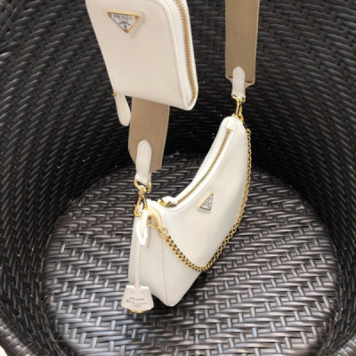 Prada Nylon Hobo Bag-BH204 -23*17*6.5CM