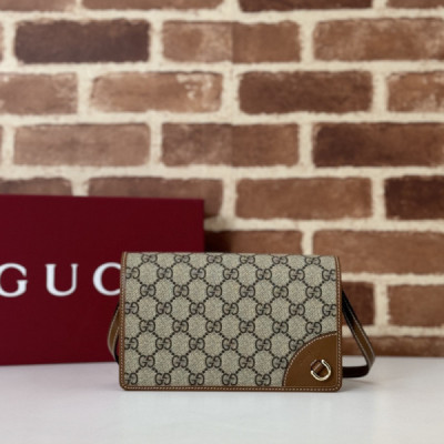 Gucci GG Emblem Bag-20*12.5*5CM