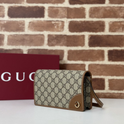 Gucci GG Emblem Bag-20*12.5*5CM