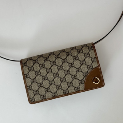 Gucci GG Emblem Bag-20*12.5*5CM
