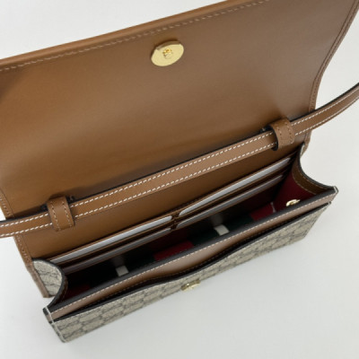 Gucci GG Emblem Bag-20*12.5*5CM