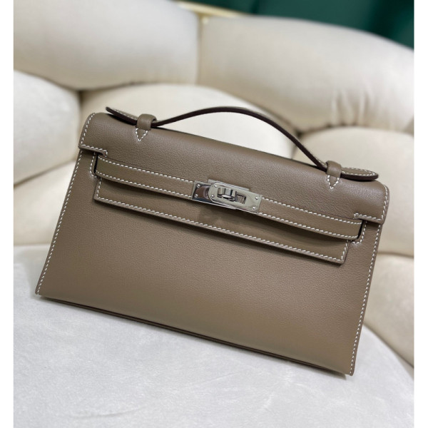 Hermes Mini Kelly Pochette-Epsom Leather-22CM