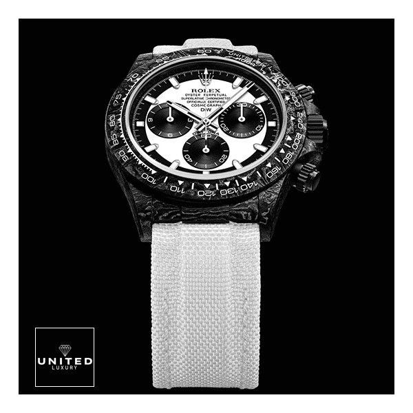 Rolex Daytona Carbon Cosmograph Cream Dial 4130CR Replica