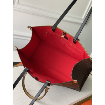 Louis Vuitton Onthego Handbag-41*34*19CM(Black strap&NO BOX)